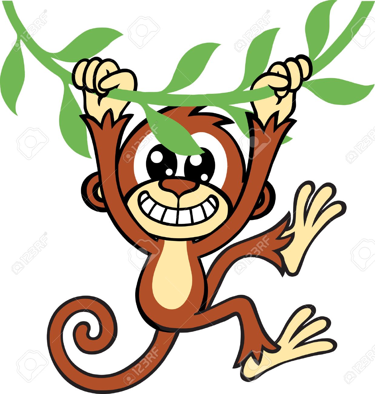 Detail Swinging Monkeys Clipart Nomer 19