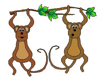 Detail Swinging Monkeys Clipart Nomer 21