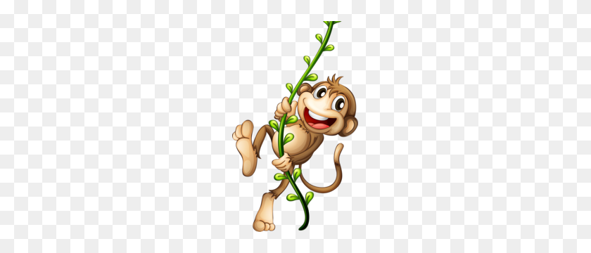 Detail Swinging Monkeys Clipart Nomer 24