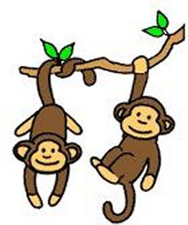 Detail Swinging Monkeys Clipart Nomer 27