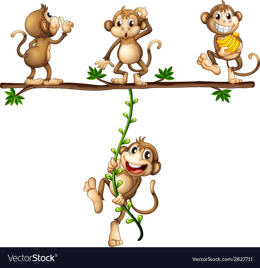 Detail Swinging Monkeys Clipart Nomer 28