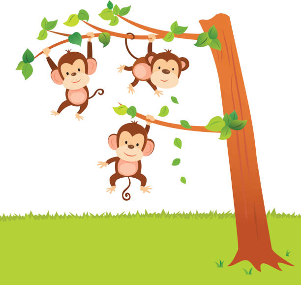 Detail Swinging Monkeys Clipart Nomer 32