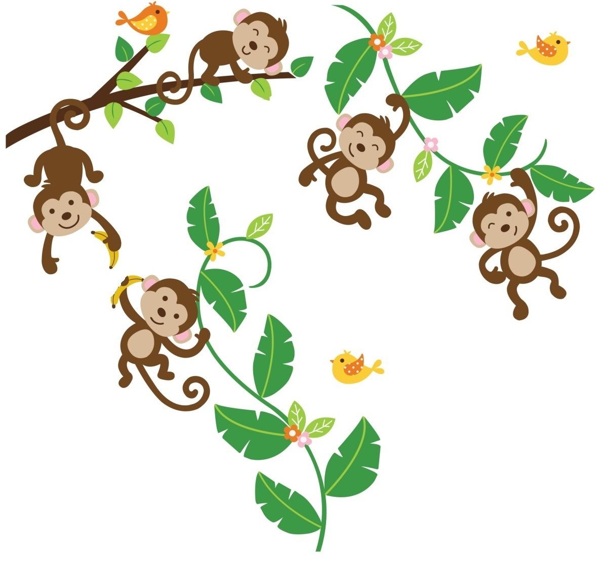 Detail Swinging Monkeys Clipart Nomer 5
