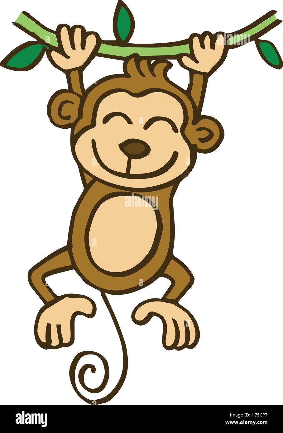 Detail Swinging Monkeys Clipart Nomer 34