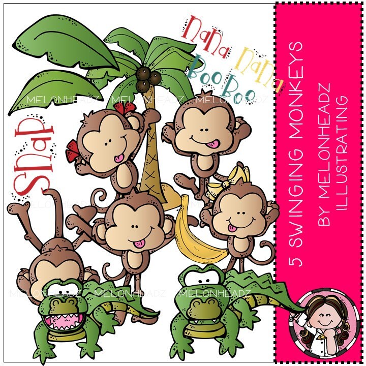 Detail Swinging Monkeys Clipart Nomer 37