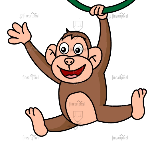 Detail Swinging Monkeys Clipart Nomer 44