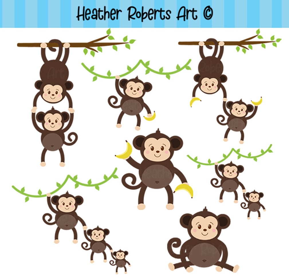 Detail Swinging Monkeys Clipart Nomer 48