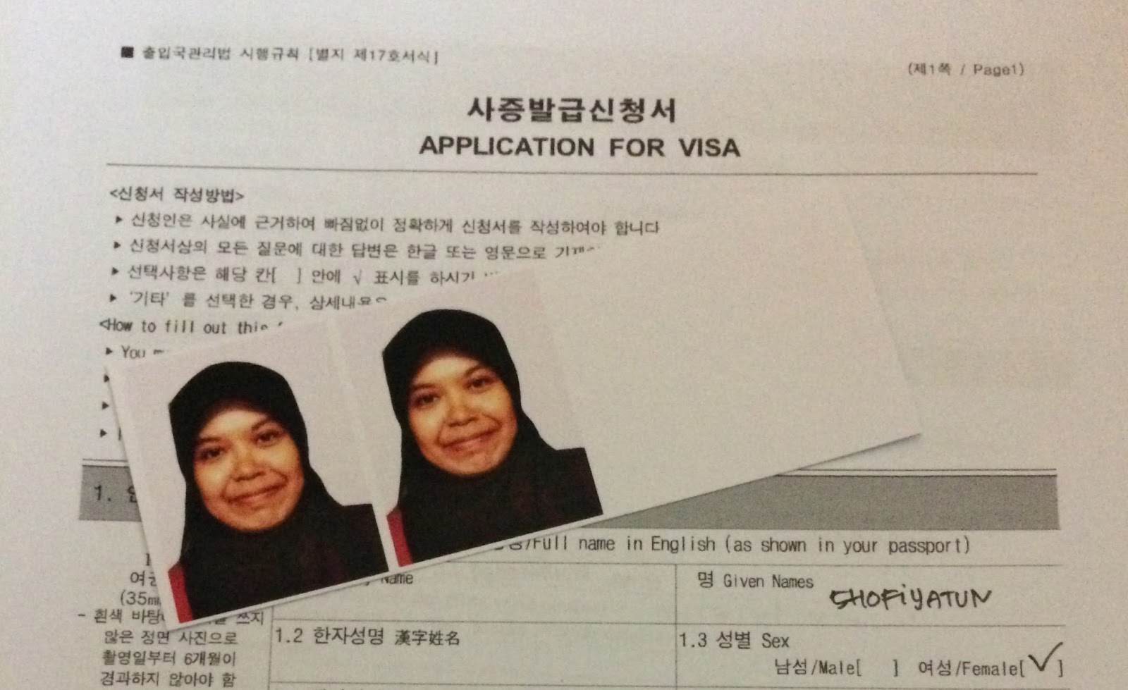 Detail Syarat Foto Visa Korea Nomer 11