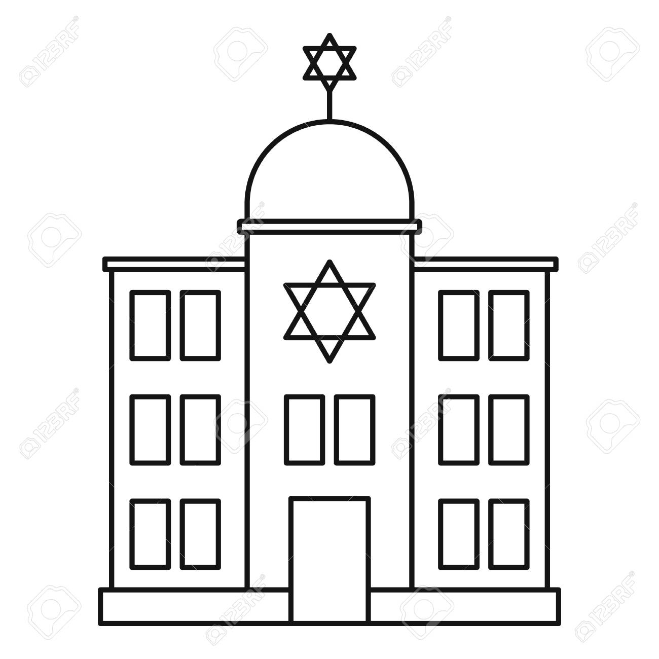 Detail Synagogue Clipart Nomer 18