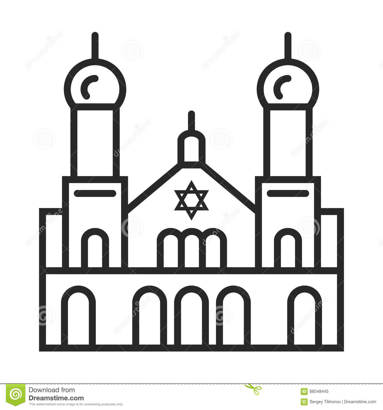 Detail Synagogue Clipart Nomer 27