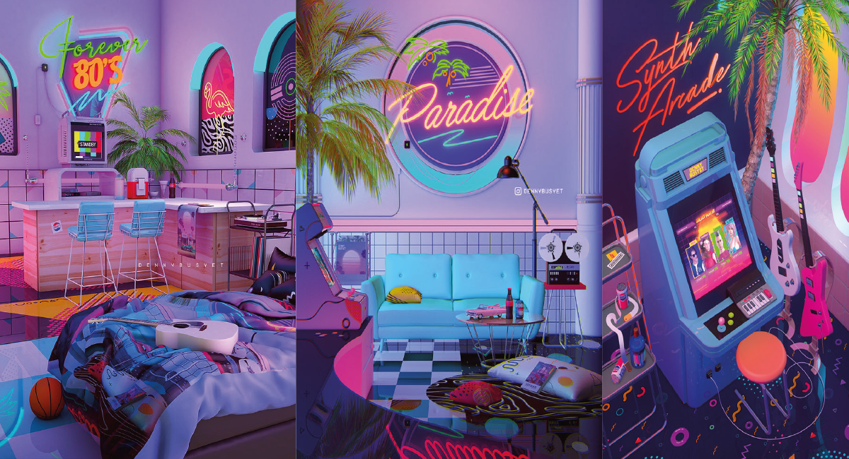 Detail Synthwave Wallpaper Nomer 46