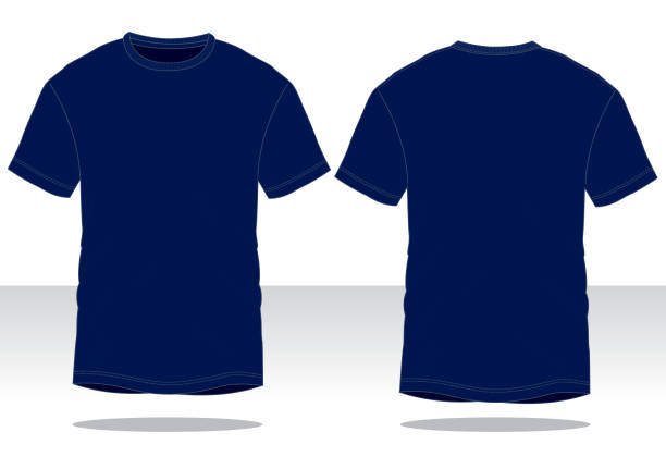 Detail T Shirt Blue Navy Nomer 8