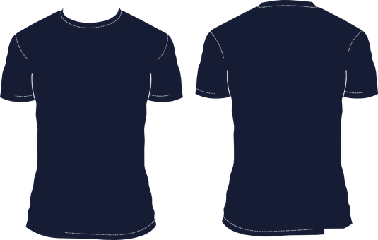 Detail T Shirt Design Polos Depan Belakang Nomer 7