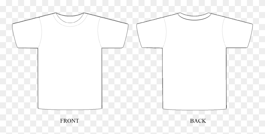 Detail T Shirt Front And Back Png Nomer 45