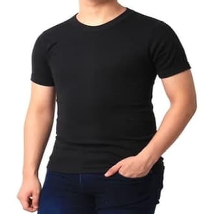 Detail T Shirt Hitam Polos Nomer 46