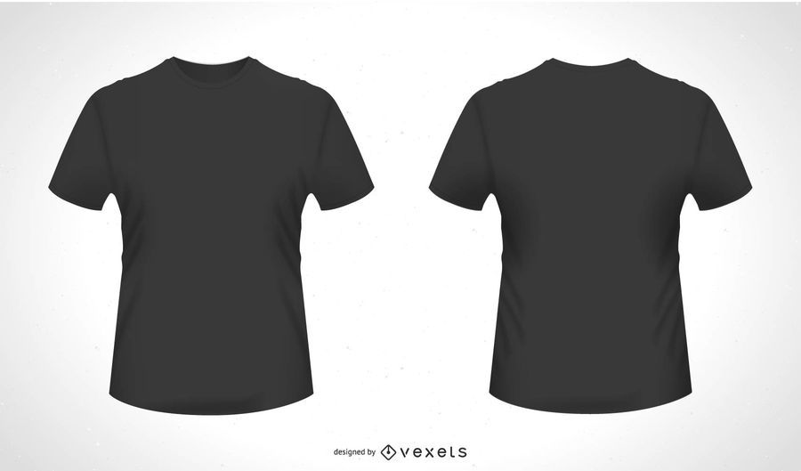 Detail T Shirt Png Front And Back Nomer 7