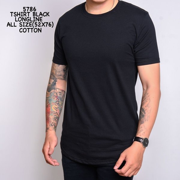 Detail T Shirt Polos Hitam Nomer 25