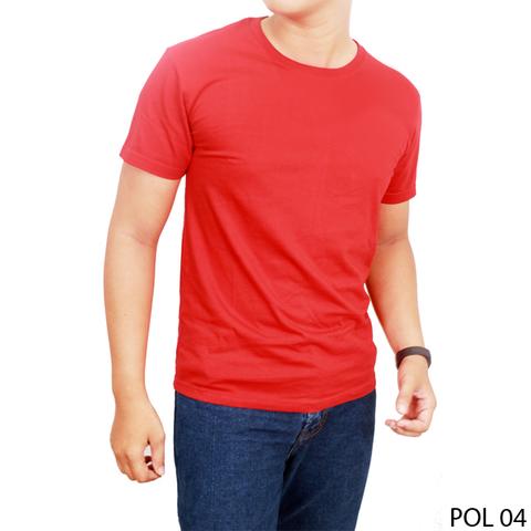 Detail T Shirt Polos Merah Nomer 21