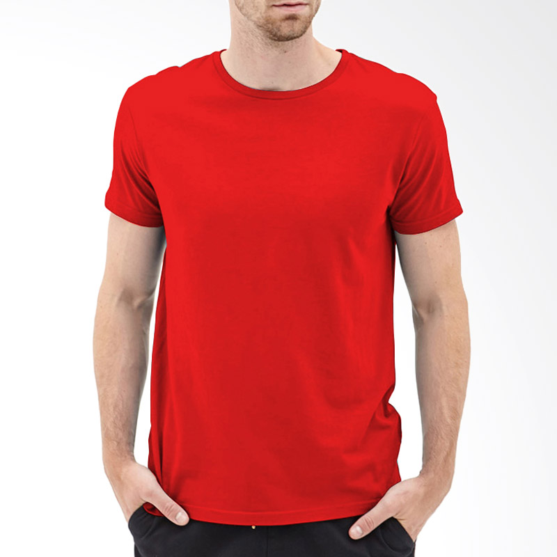 Detail T Shirt Polos Merah Nomer 3