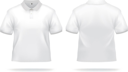 Detail T Shirt Polos Putih Depan Belakang Nomer 46
