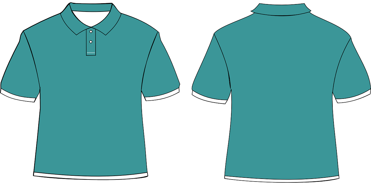 Detail T Shirt Polos Vector Nomer 11