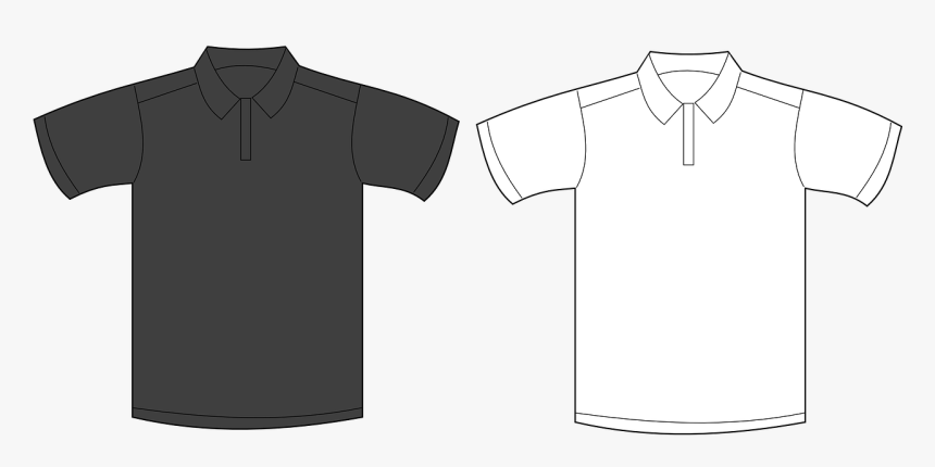 Detail T Shirt Polos Vector Nomer 17