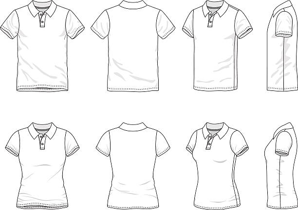 Detail T Shirt Polos Vector Nomer 27