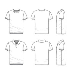 Detail T Shirt Polos Vector Nomer 49