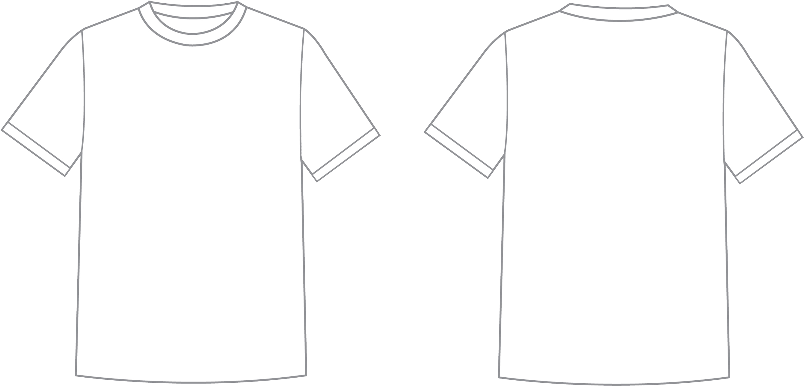 Detail T Shirt Template Png Nomer 14