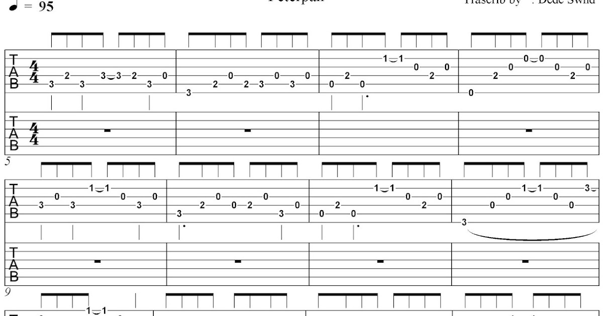Detail Tab Gitar Peterpan Nomer 12