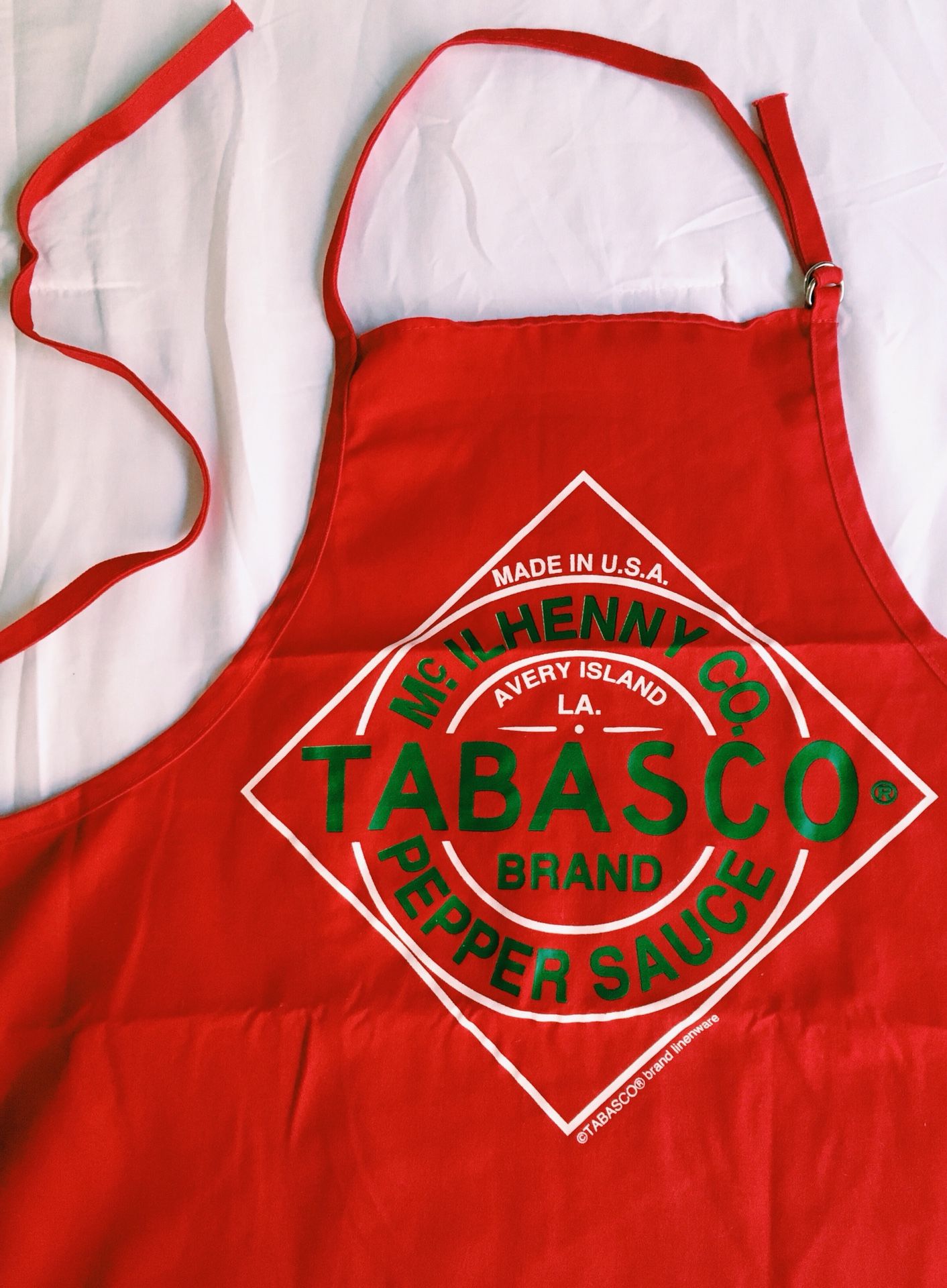 Detail Tabasco Apron Nomer 19