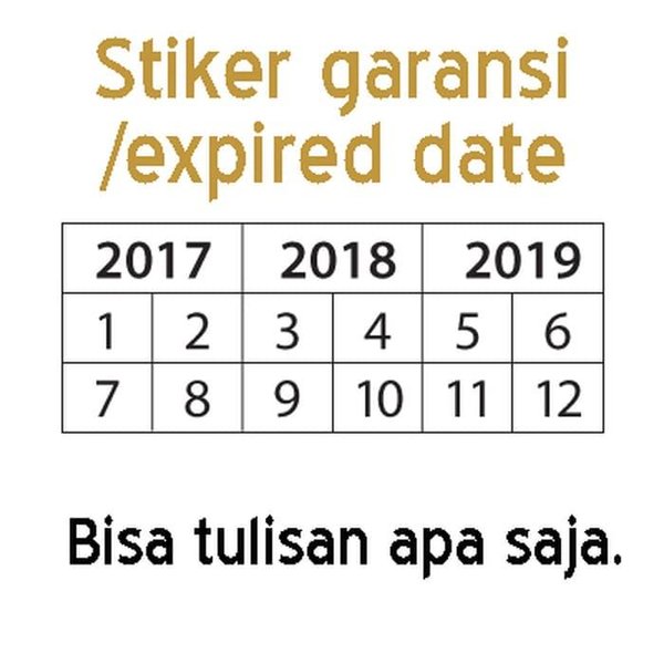 Detail Tabel Expired Date Nomer 8