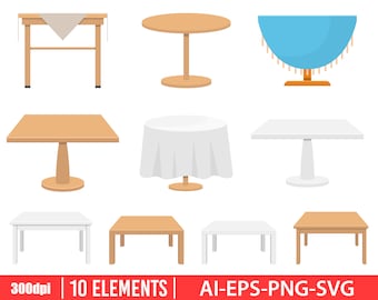 Detail Tables Clipart Nomer 21