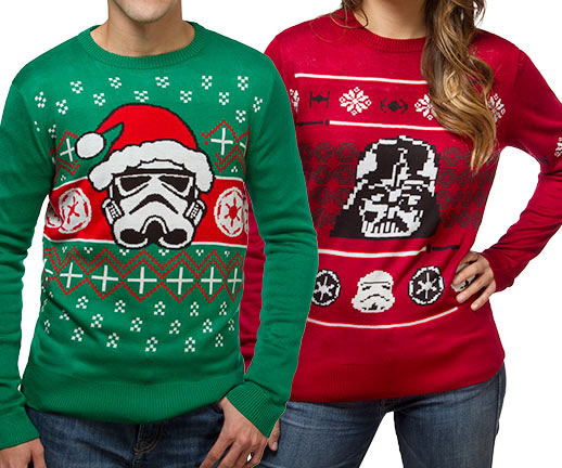 Detail Tacky Star Wars Christmas Sweater Nomer 2