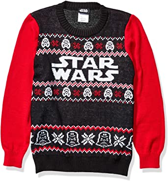 Detail Tacky Star Wars Christmas Sweater Nomer 3