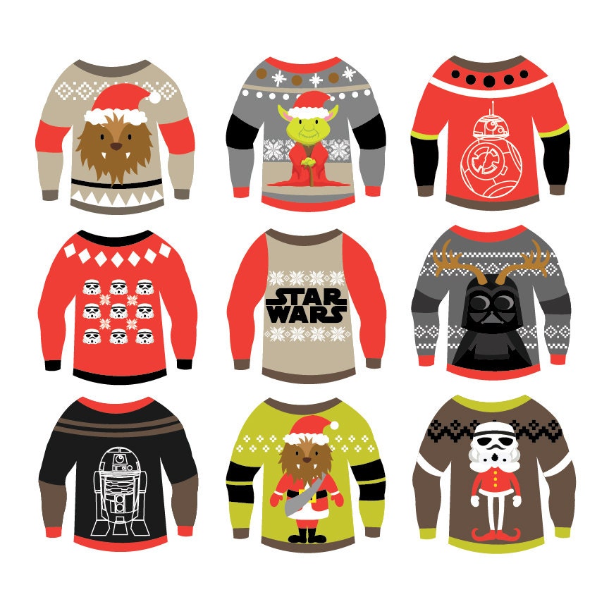 Detail Tacky Star Wars Christmas Sweater Nomer 50