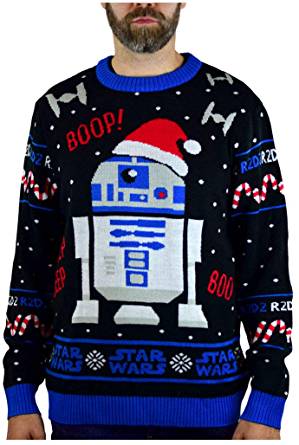 Detail Tacky Star Wars Christmas Sweater Nomer 7