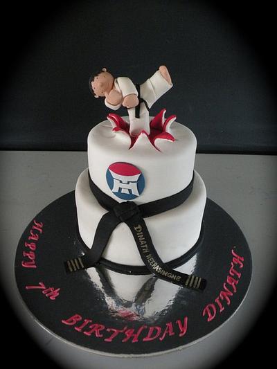 Detail Taekwondo Black Belt Cake Nomer 18