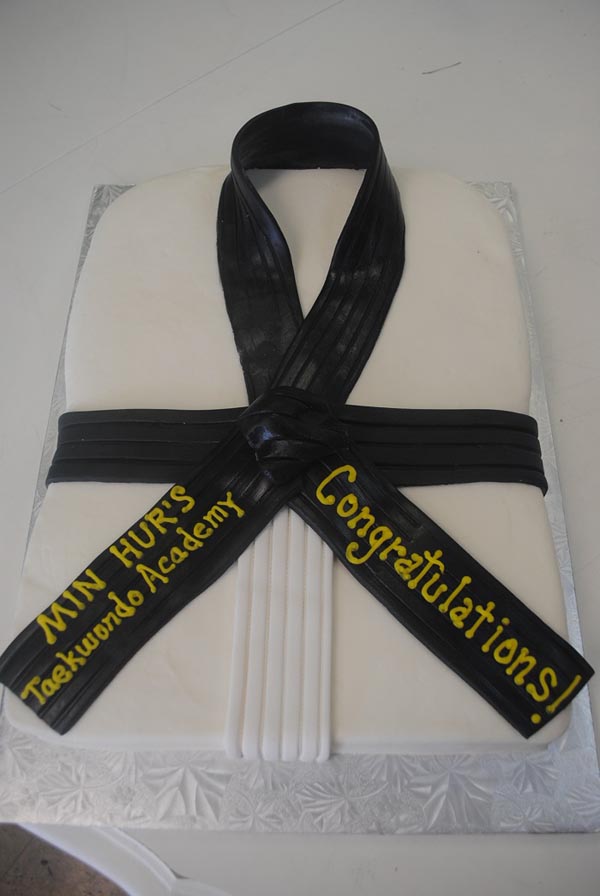 Detail Taekwondo Black Belt Cake Nomer 45