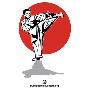 Detail Taekwondo Clip Art Free Nomer 39