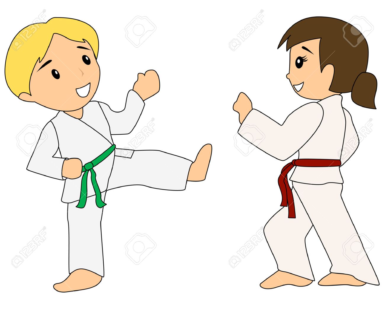 Detail Taekwondo Clipart Nomer 43