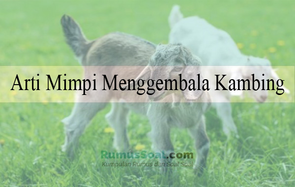 Detail Tafsir Mimpi Kambing Nomer 22