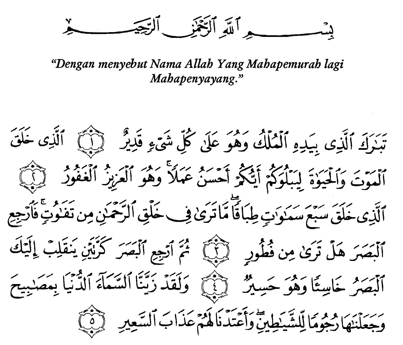 Detail Tafsir Surat Al Mulk Nomer 5