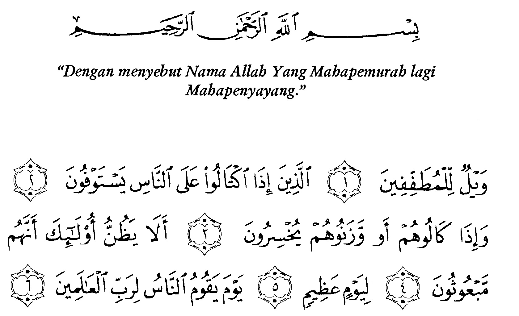 Detail Tafsir Surat Al Muthaffifin Nomer 2