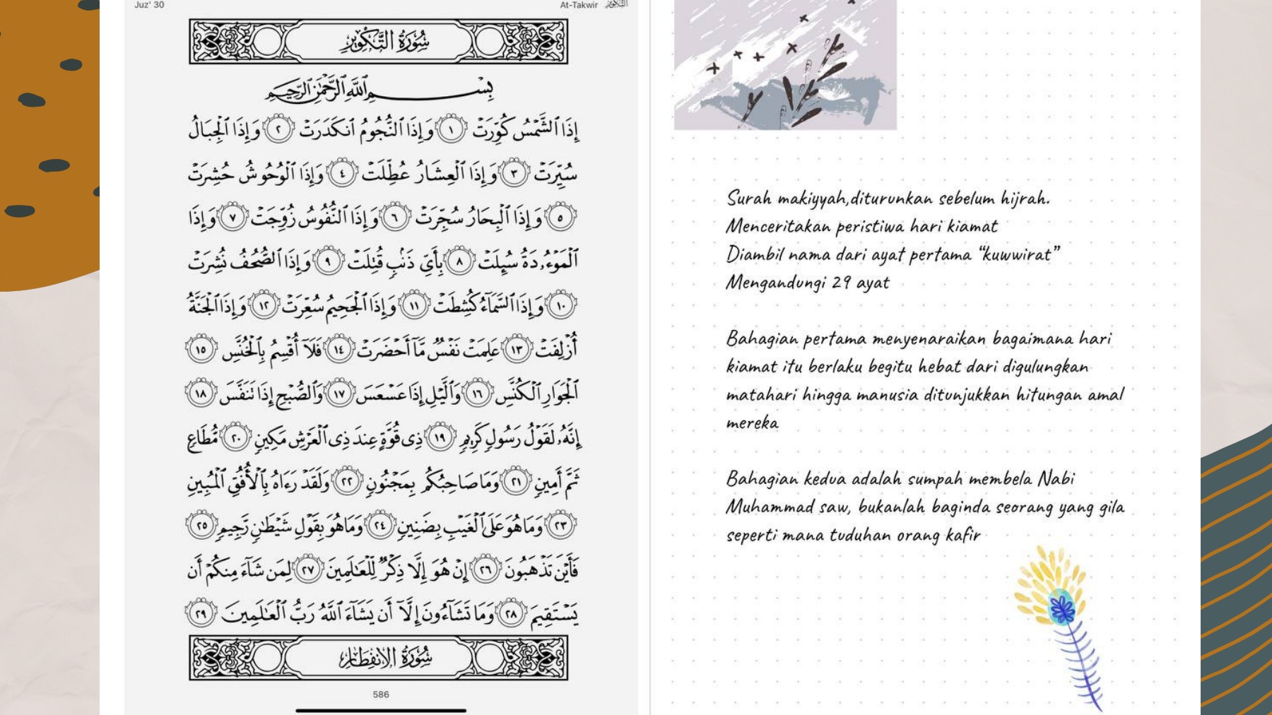 Detail Tafsir Surat At Takwir Nomer 21