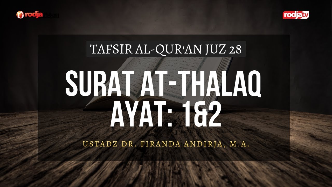 Detail Tafsir Surat At Thalaq Nomer 2