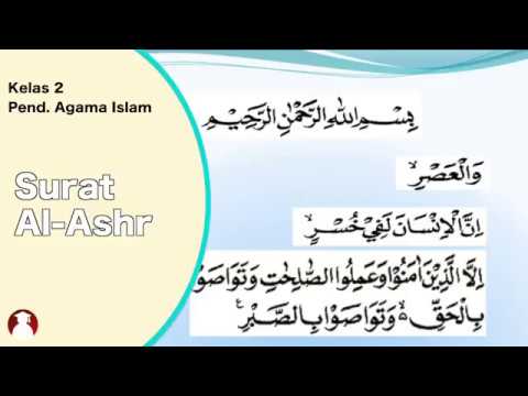 Detail Tafsir Surat Wal Asri Nomer 16