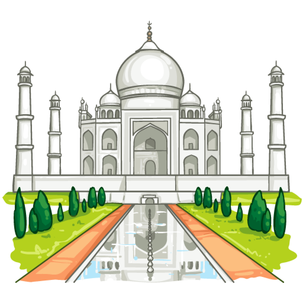 Download Taj Mahal Png Nomer 12