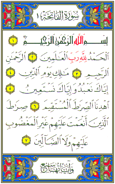 Detail Tajwid Surat Al Fatihah Nomer 15