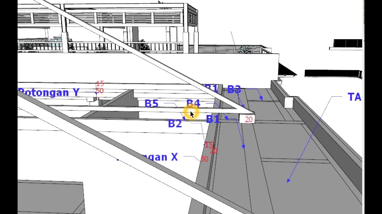 Detail Talang Air Beton Rumah Minimalis Nomer 16